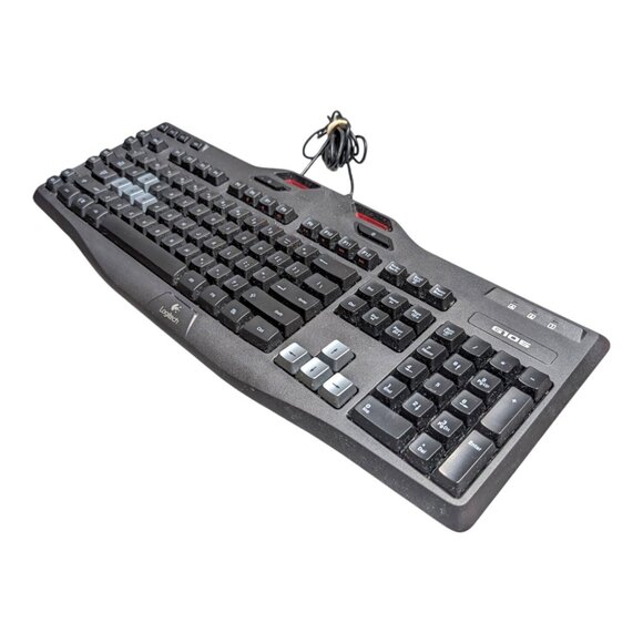 LOGITECH G105 GAMING KEYBOARD Black/Red MECHANICAL TESTED GREAT CONDITION - Picture 4 of 9